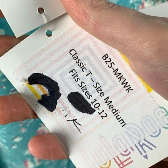 Lularoe Classic T top sz M 10-12 geometric floral - Picture 7 of 9